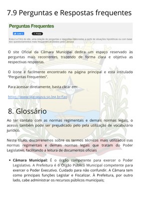 Perguntas e Respostas Frequentes; Glossário